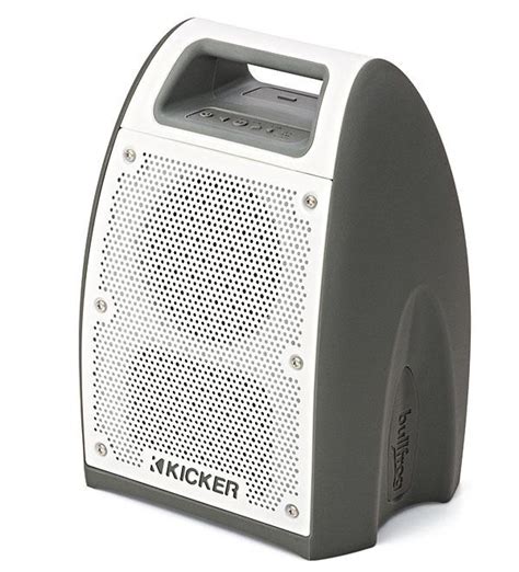 kicker outdoor bluetooth speakers